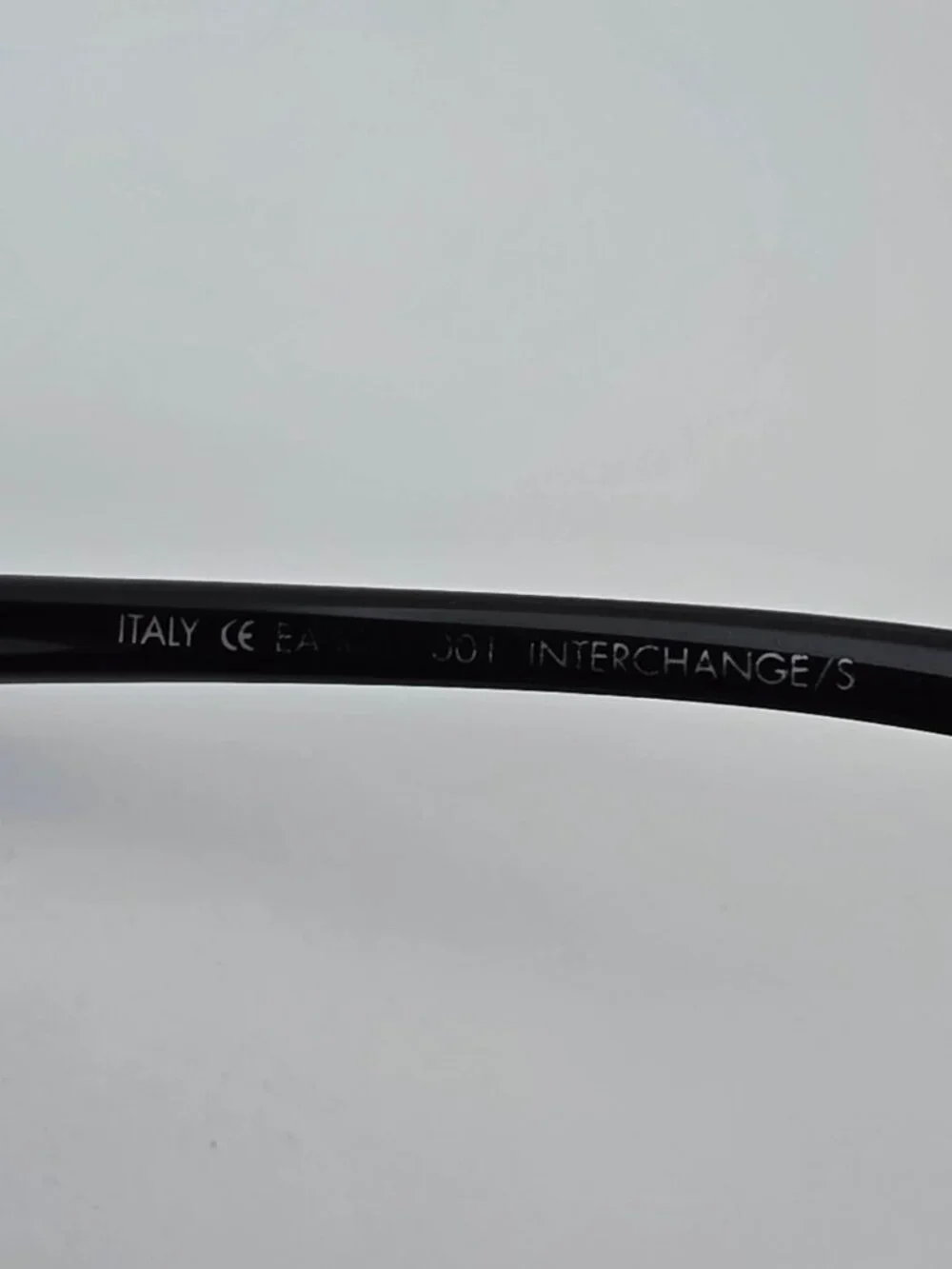 Nike EA0008 001 Interchange/S Black Frame Amber Lens Sunglasses Italy 65-19-134